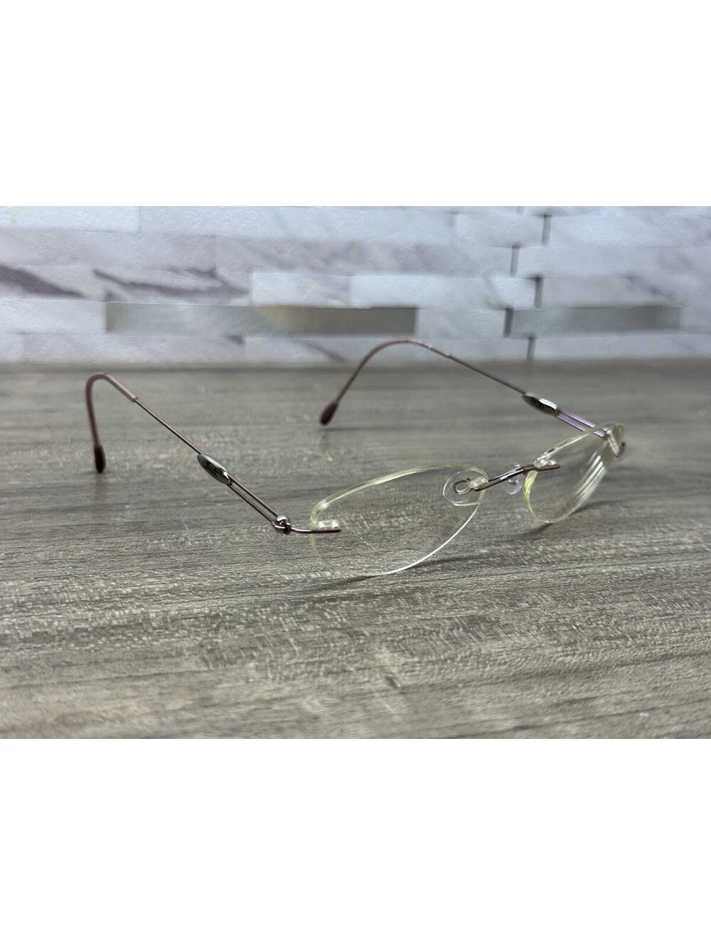 Silhouette Eyeglasses, Frames Only, M7436 V6069 PINK PURPLE Titanium Austria